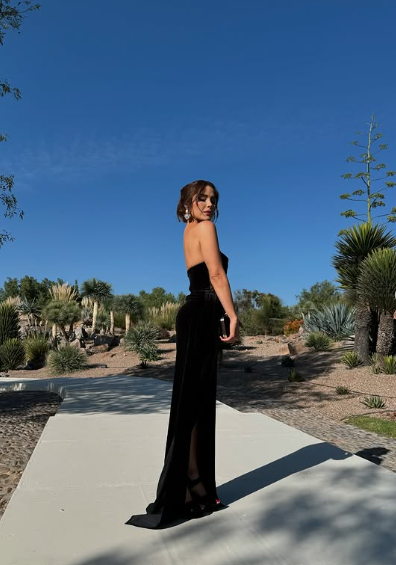 Black Prom Dresses Sexy Slit Prom Dress Birthday Outfits