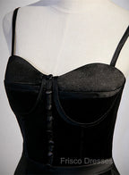 Black Satin Long Party Dress Black Simple Junior Formal Prom Dress Formal Prom Dress shops