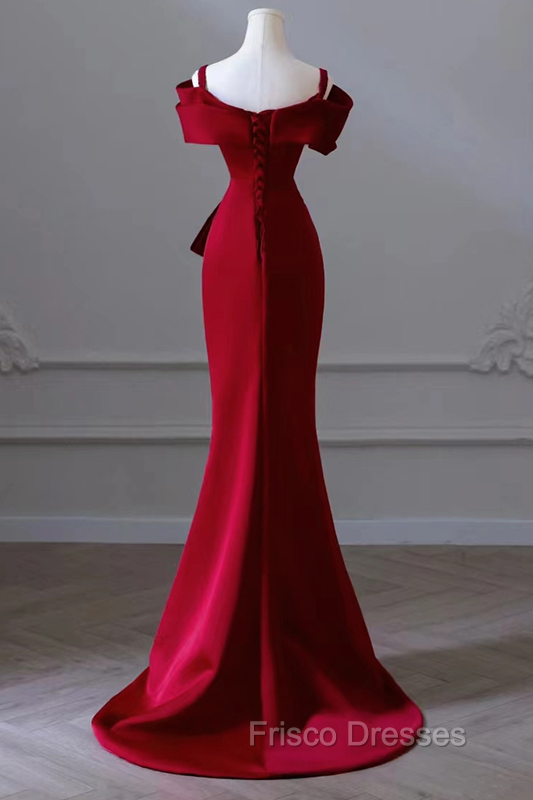 Black Satin Sweetheart Straps Long Formal Dress, Black Long Formal Prom Dress