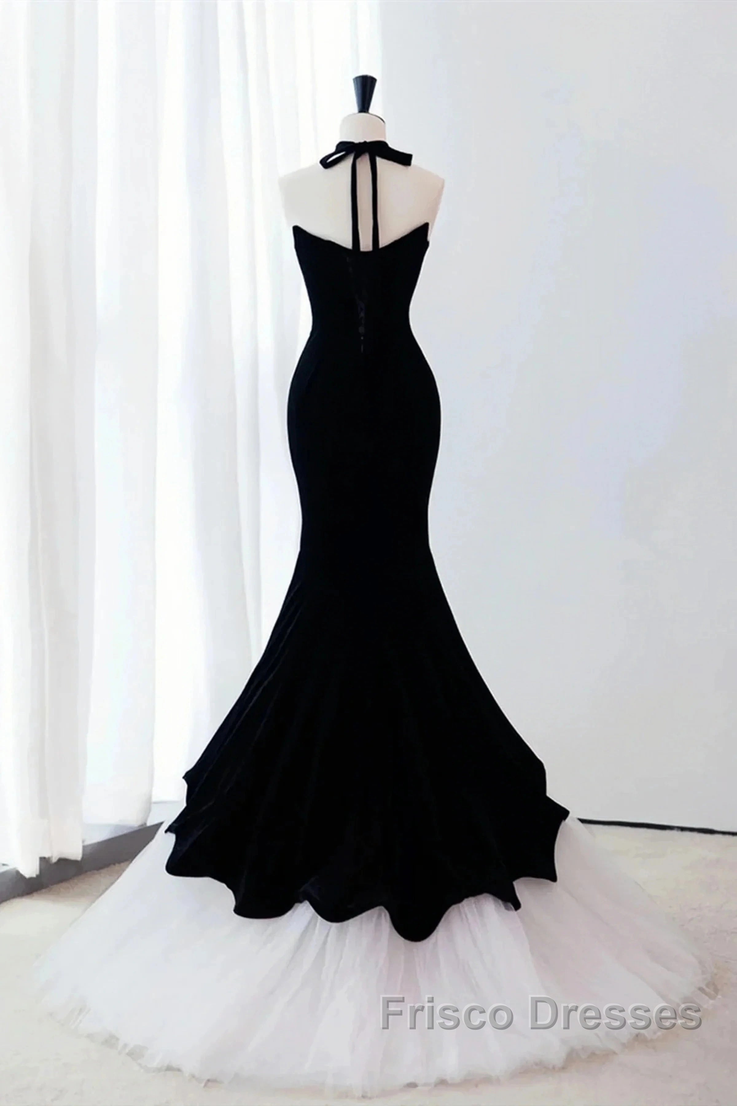 Black Sweetheart Mermaid Tulle Formal Prom Dress Secondary image