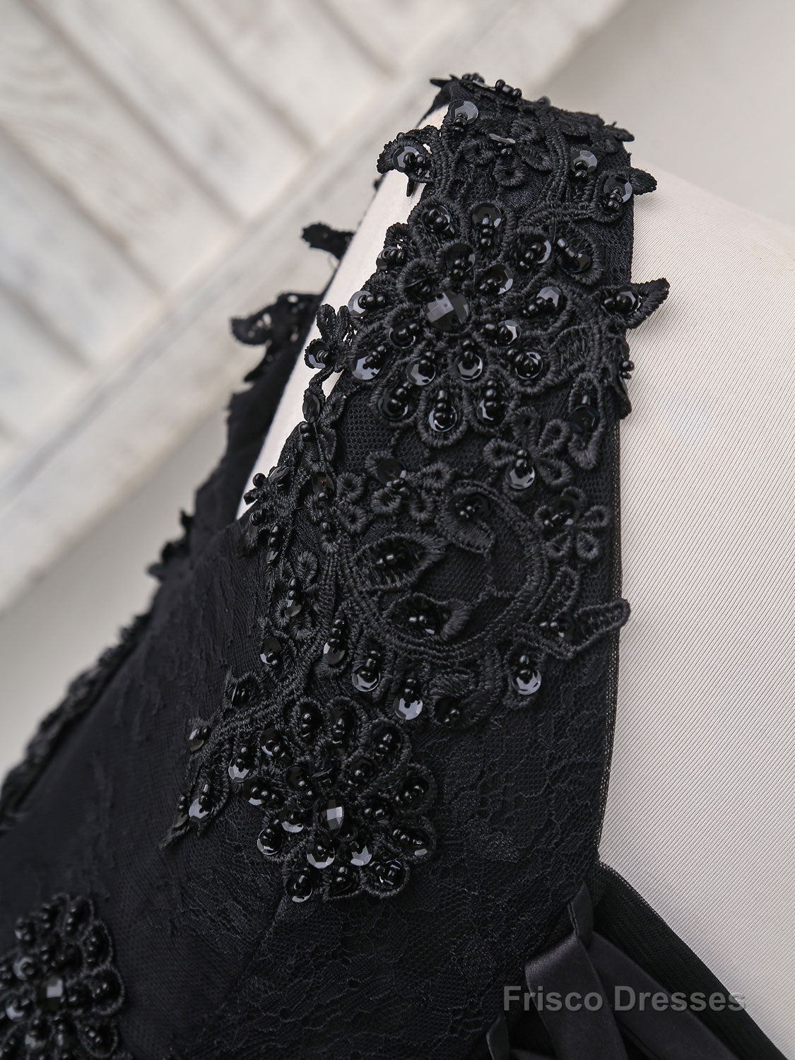 Black V Neck Lace V Neck Short Prom Dress, Black Homecoming Dress Frisco Dresses Black V Neck Lace V Neck Short Prom Dress, Black Homecoming Dress Frisco Dresses