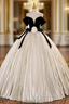 Black Velvet Off the Shoulder Quinceanera Dress