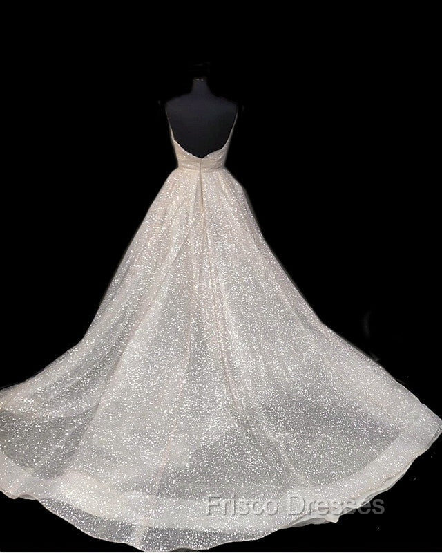 Bling Sequins Wedding Dress Sweetheart Ball Gown Secondary image
