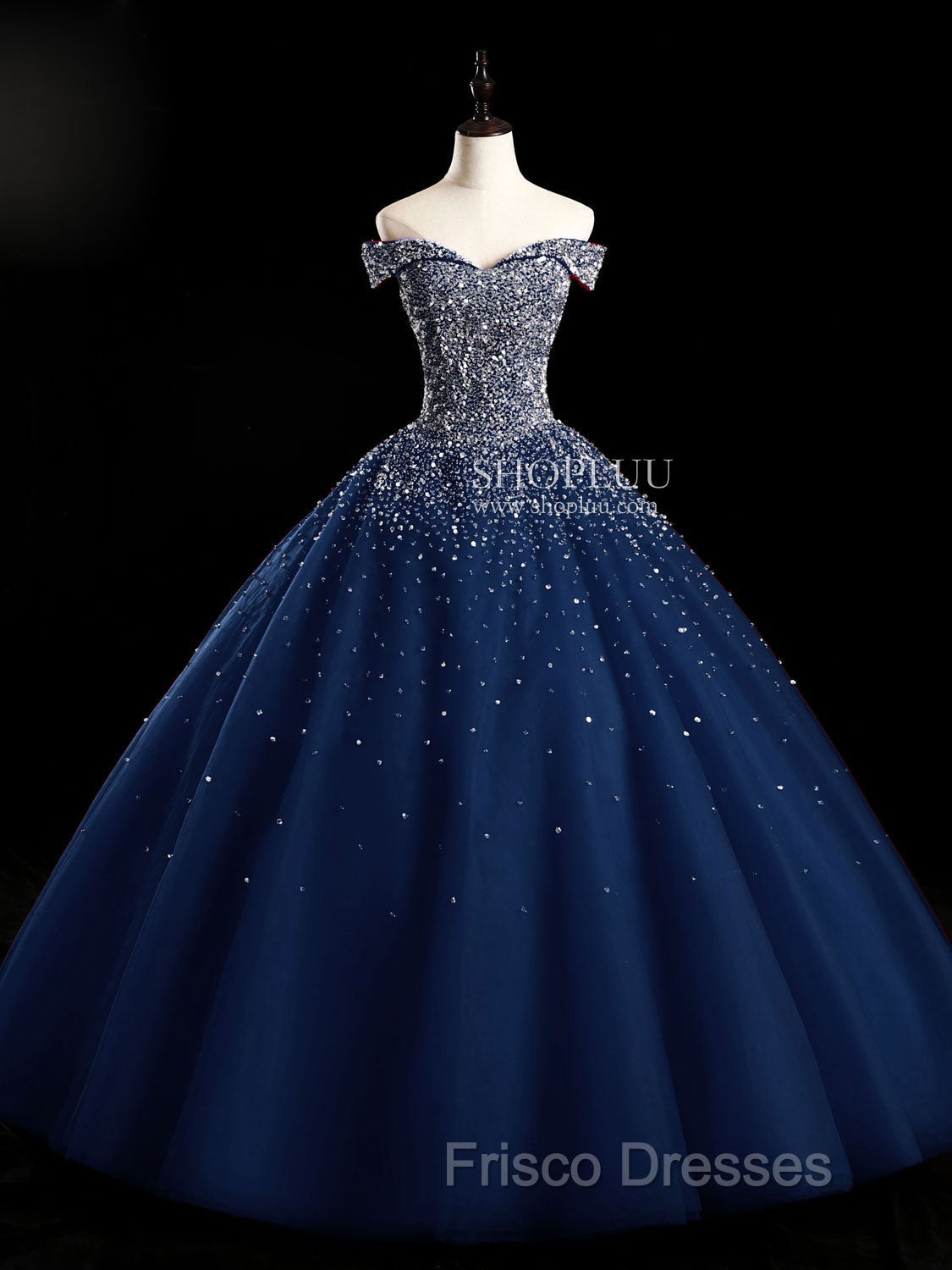 Burgundy Off Shoulder Tulle Sequin Long Formal Prom Dress, Burgundy Sweet 16 Dress