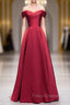 Buy Cheap Sweetheart Burgundy Satin Lace Up Long Formal Prom Dress Under 119