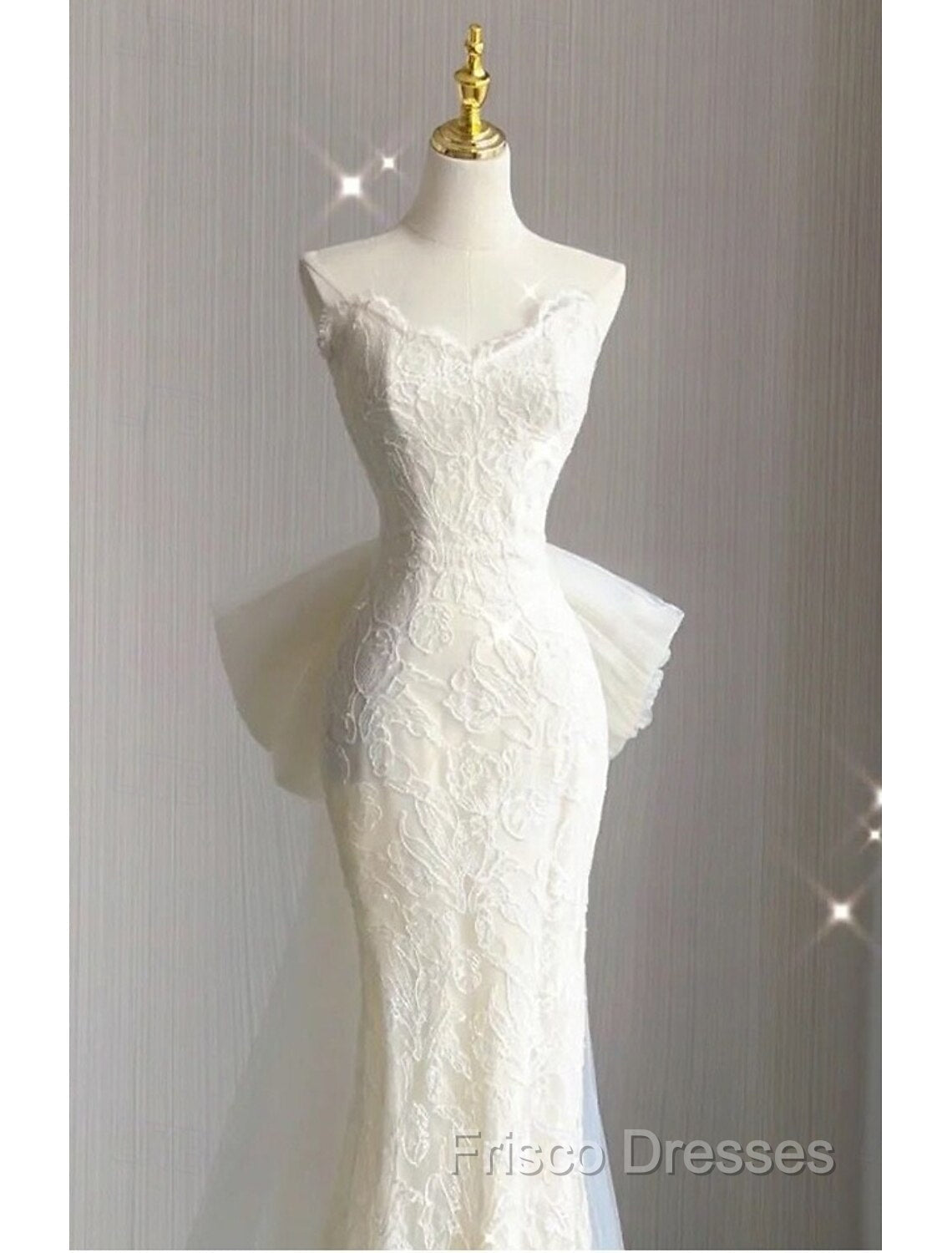 Buyishang Wedding Dress A-Line Notch lapel collar Long Sleeve Court Train Satin Bridal Gowns With Solid Color