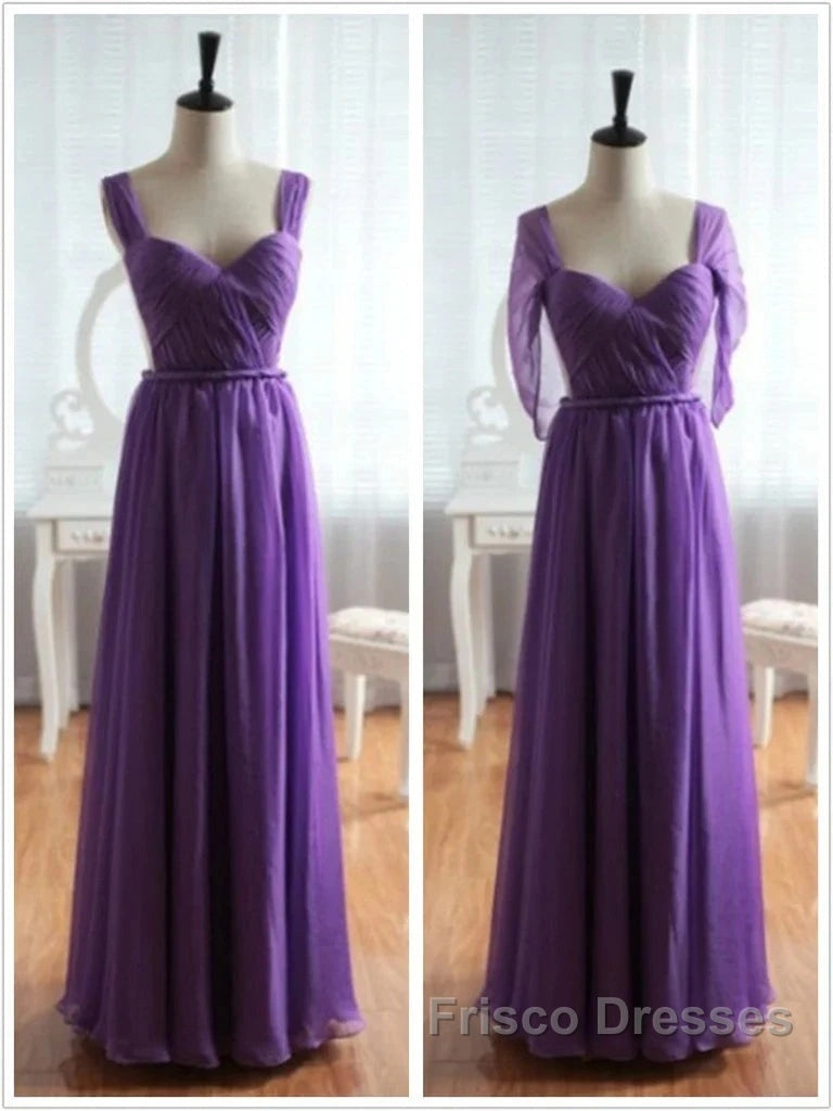 Cap Sleeves Backless Chiffon Formal Prom Dress Bridesmaid Dress Secondary image