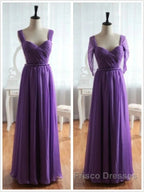 Cap Sleeves Backless Chiffon Formal Prom Dress Bridesmaid Dress