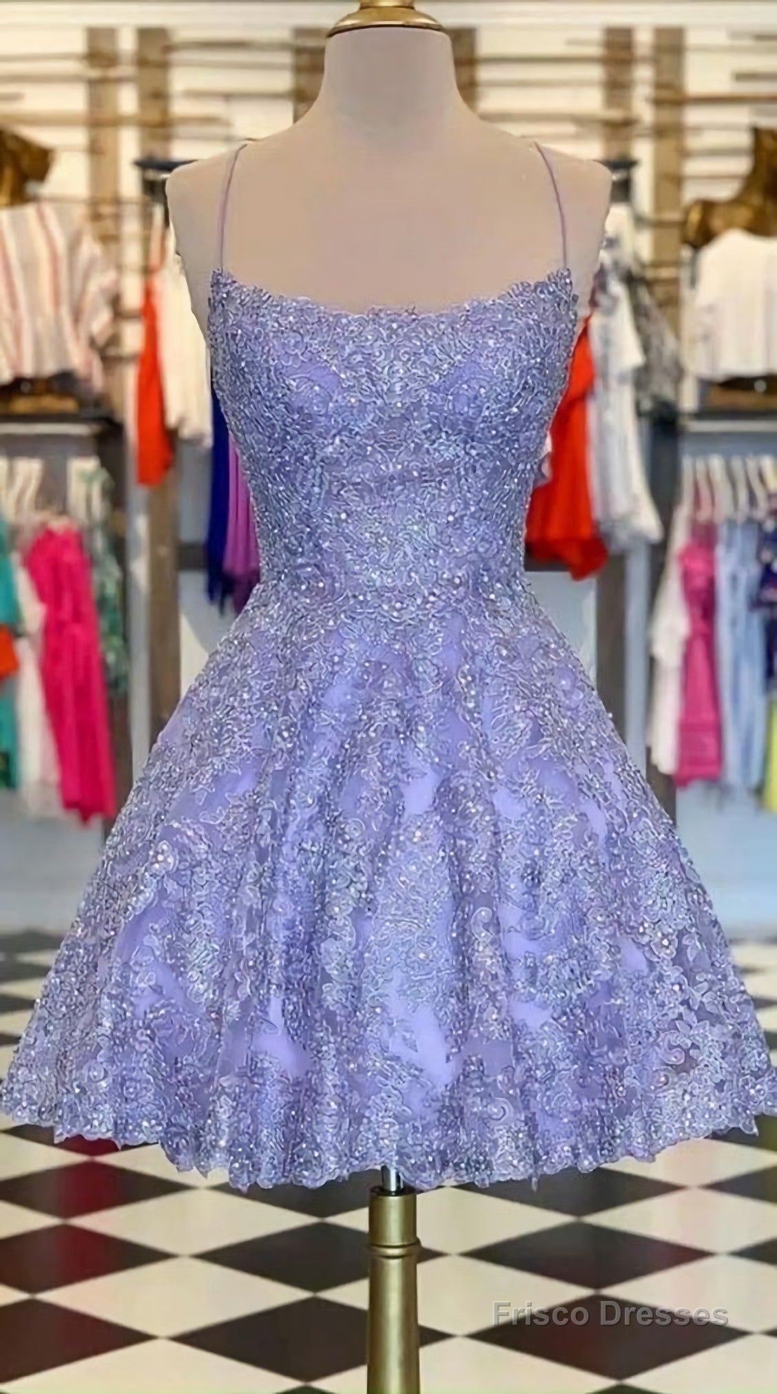 Short Homecoming Dresses, Formal Lace Dresses, For Teens Main image