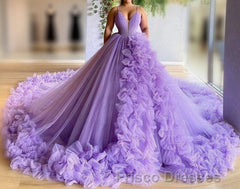 Unique Formal Prom Dress evening gowns Wedding Dress with Train Formal Prom Dress