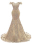 Lace Mermaid Long Evening Prom Dresses