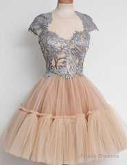 Elegant Homecoming Dress, Knee Length Homecoming Dress, Junior Homecoming Dress