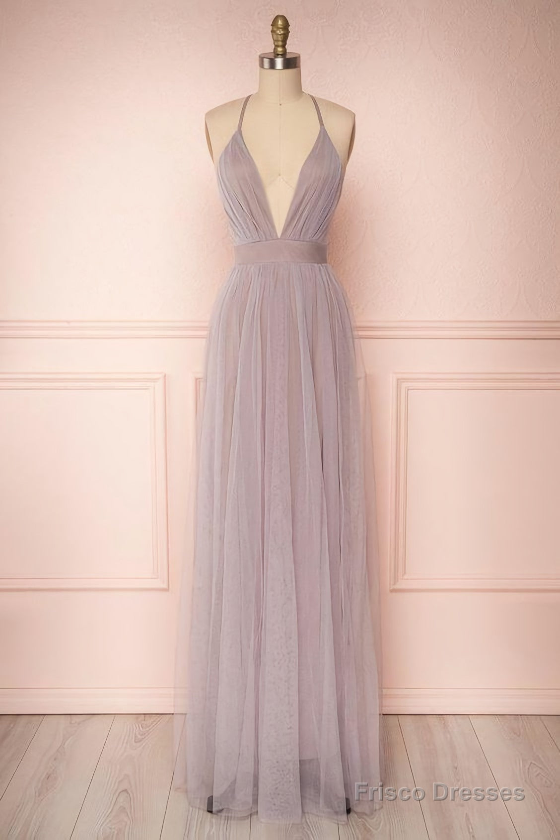 Beautiful Prom Dresses, A Line Tulle Prom Dress Main image