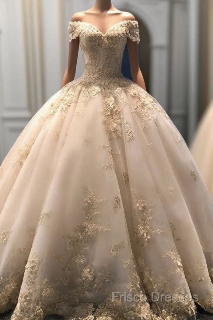 Champagne Ball Gown Formal Prom Dress Quinceanera Dress Main image