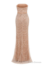 Sage Green Beading Prom Dresses Sweep Train High Neck Zipper Sleeveless Evening Dresses