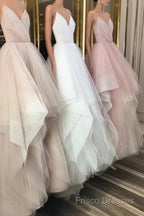 Champagne Formal Prom Dress, White Formal Prom Dress, Pink Formal Prom Dress, ChampagneWhitePink Wedding Dress, ChampagneWhitePink Formal Dress