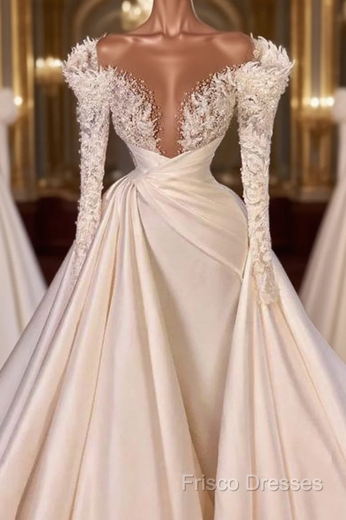 Charming A Line Wedding Dress Formal Prom Dress Main image
