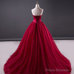 Charming Satin And Tulle V-Neckline Sweet 16 Gown, Tulle Formal Gown