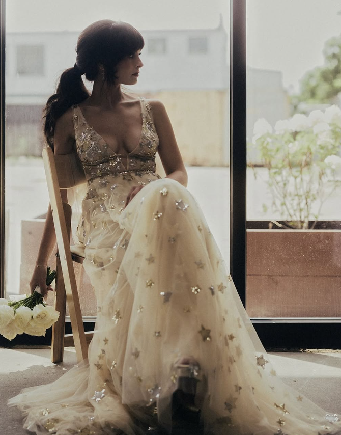 Charming V-Neck Floral Long Prom Dress, Evening Dress Secondary image