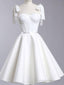 Chic A Line White Straps Homecoming Dress 16Th Birthday Outfits