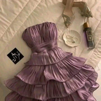 Chic Ball Gown Strapless Short Homecoming Dress 18Th Birthday Outfits