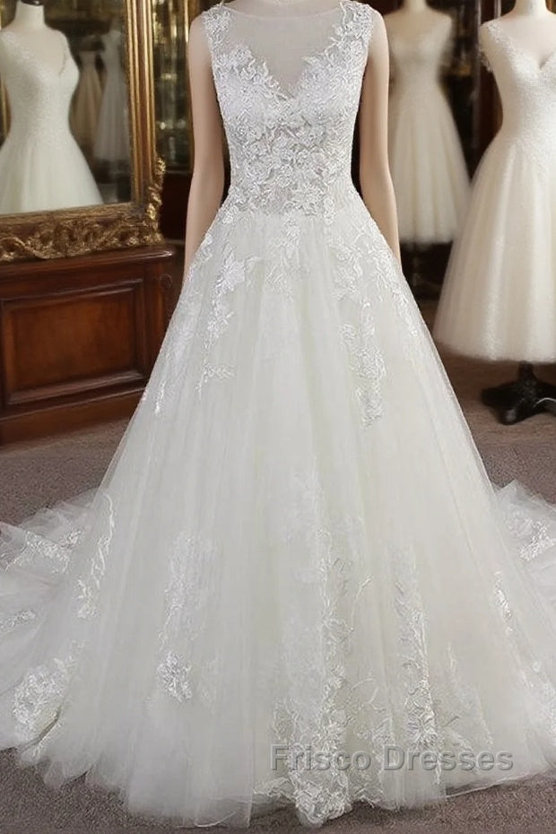 Chic Long Mermaid Sweetheart Spaghetti Strap Appliques Lace Wedding Dress