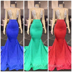 Chic Yellow Sleeveless Crystals Sheer Tulle Formal Prom Dress New Arrival Mermaid Formal Evening Gowns