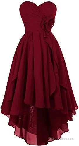Chiffon Ruffles Party Homecoming Dresses
