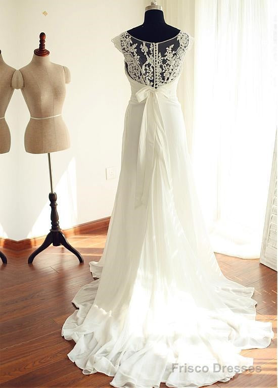 Chiffon Wedding Dress, Bridal Gown ,Dresses For Brides