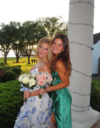Classic Blue Floral Prom Dresses Long Evening Gown