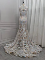 Classic Mermaid Lace Floor-Length Formal Prom Dress On Sale