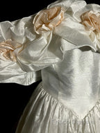 Classy Ball Gown Off The Shoulder Lace Ivory Long Wedding Dress Bridal Dress