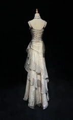 Classy Mermaid Spaghetti Straps Green Prom Dresses Long 18Th Birthday Outfit Senior High School Dance Party Dress