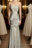 Classy Mermaid Sweetheart Lace Ivory Long Formal Gowns Formal Prom Dress