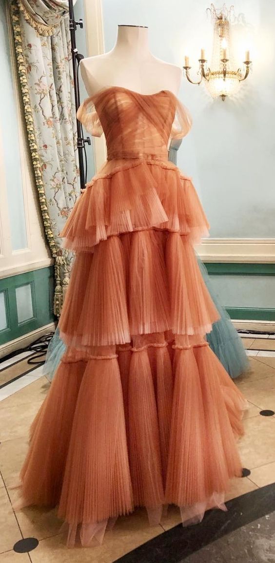 A-Line Princess Sweetheart Long Prom Dress, Evening Dress Main image