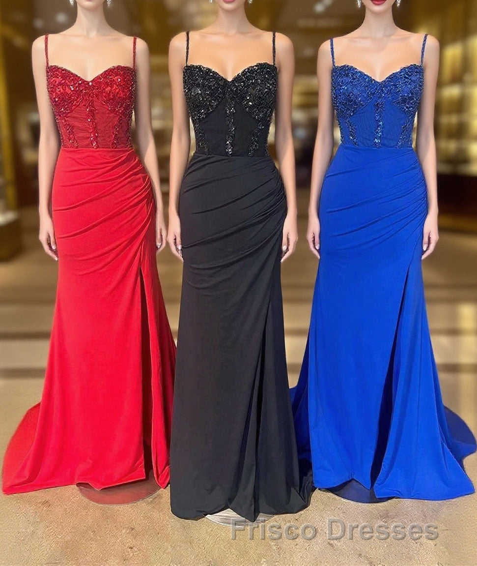 Cold Sleeves Sequin Top Mermaid Long Formal Prom Dress Main image