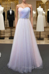 Colorful Tulle Pleats Sweetheart Bridesmaid Dress