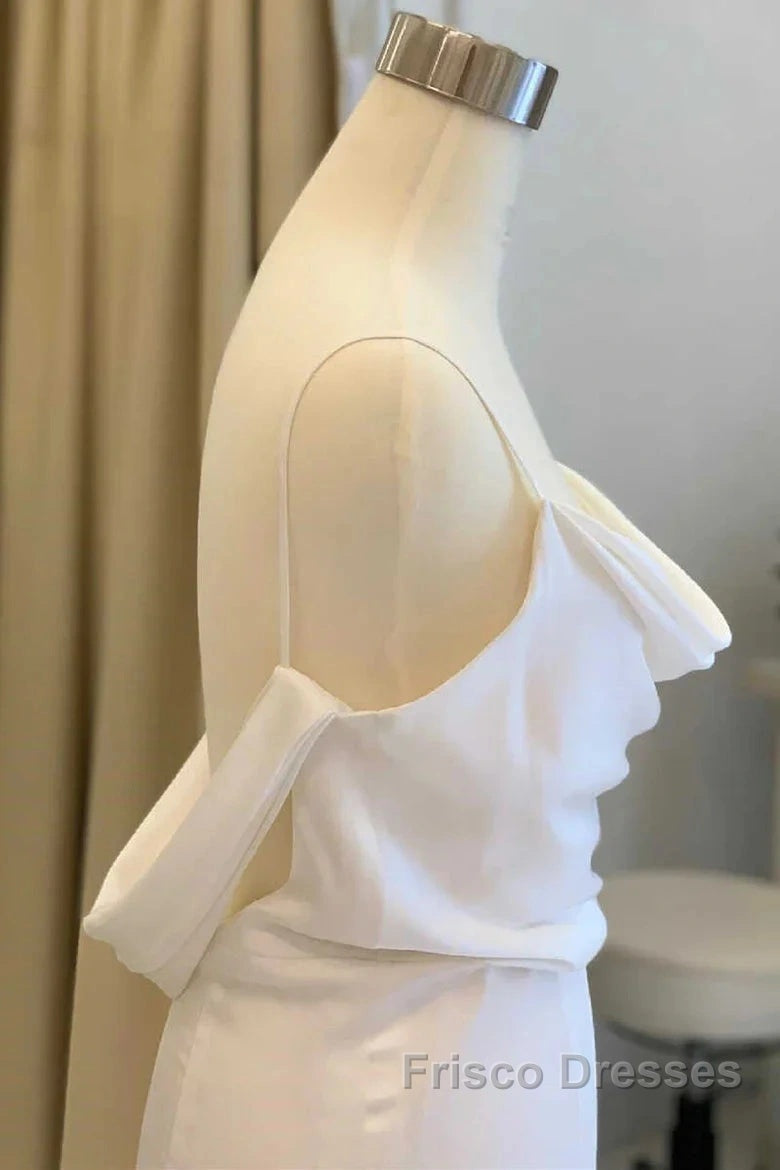 Cowl Neck Backless Mermaid Long Wedding Dress Secondary image