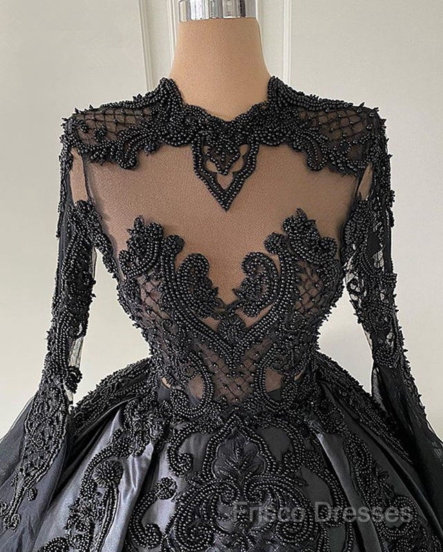 Custom Black African Wedding Gown, Satin Black Wedding Dress, African Formal Prom Dress Secondary image