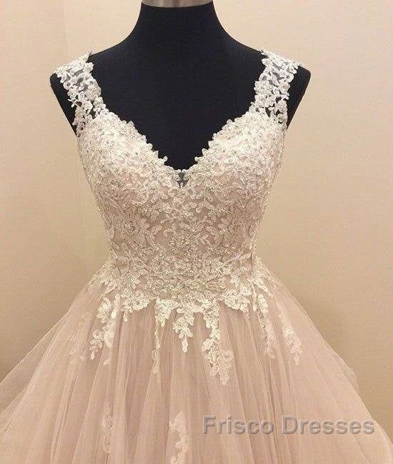 Custom Made Tulle Lace Long Formal Prom Gown, Lace Evning Dress Secondary image