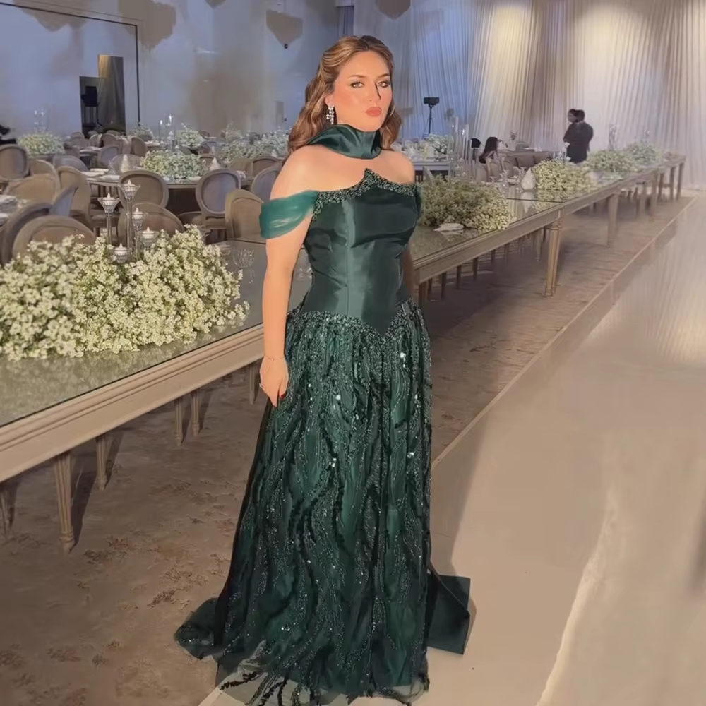 Customized Special Occasion Dress Long Sequins Prom Dresses Luxury Dress Sharon Happy Evening Dresses Secondary image