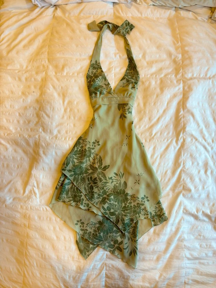 Cute A Line Halter Green Short Chiffon Homecoming Dresses Cocktail Dress Main image
