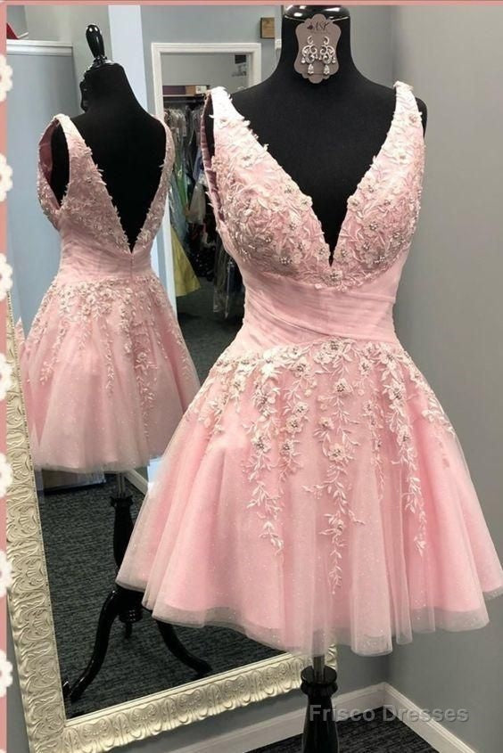 Cute A-Line Short Homecoming Dress Main image