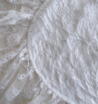 Cute A Line Spaghetti Strap Tiered Pearl White Lace Party Dress Evening Dress