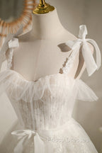 Cute Lace Short Formal Prom Dress, A-Line Homecoming Party Dress