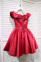Cute Off The Shoulder Homecoming Dress