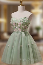 Cute Sweetheart Tulle Short Party Dress, Cute Homecoming Dress Formal Dress