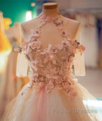 Cute Tulle Lace Applique Short Formal Prom Dress, Cute Homecoming Dress