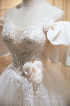 Cute Tulle Lace Homecoming Dress, Off Shoulder Short Formal Prom Dress
