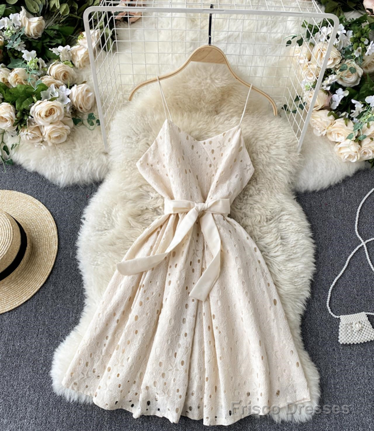 Cute V Neck Short Dress A Line Fashion Dress Homecoming Dress Main image